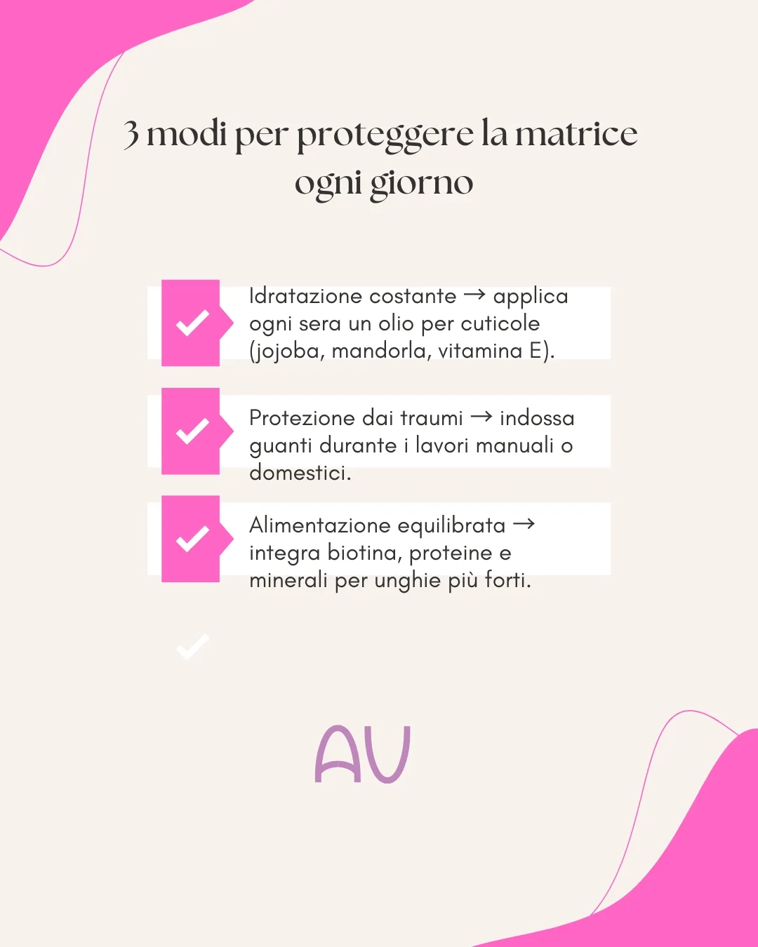 3 modi per proteggere la matrice delle unghie