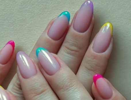 french unghie colorato
