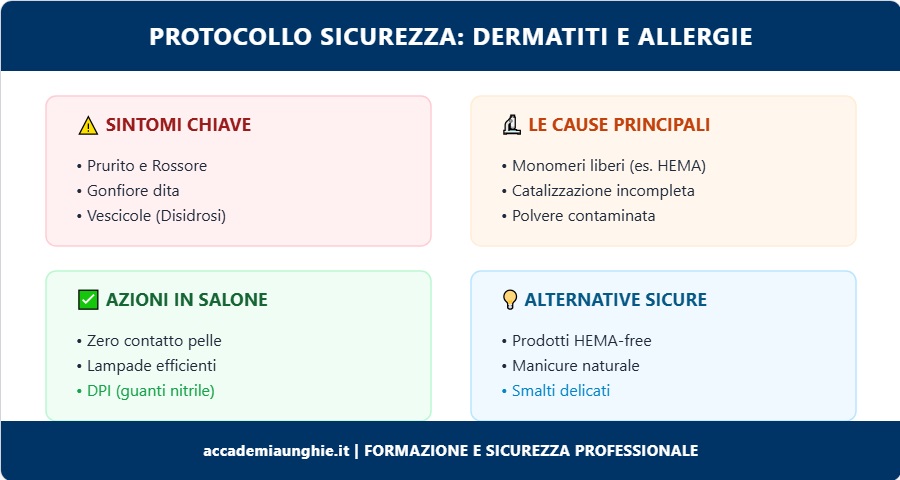 allergie ricostruzione unghie