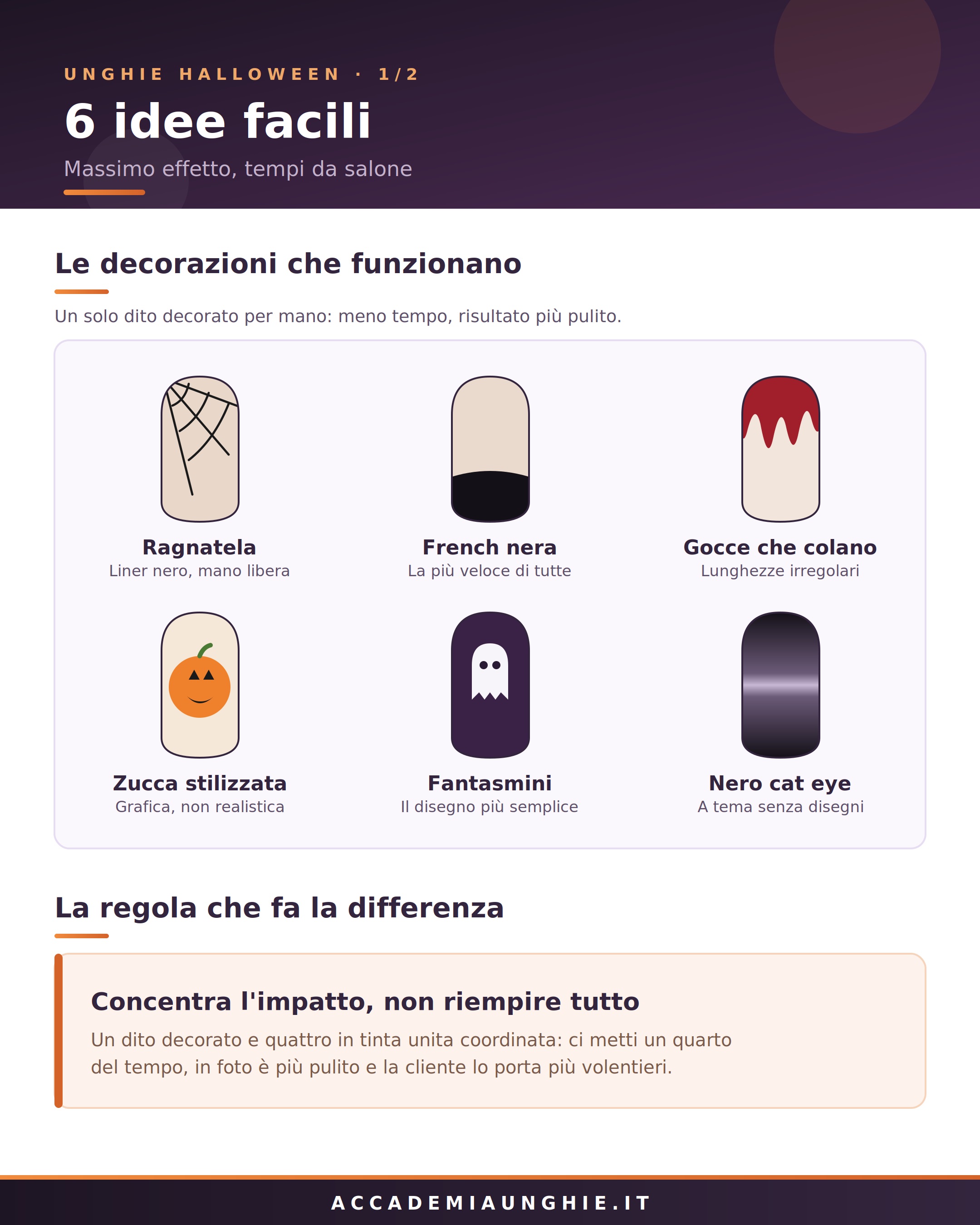 6 idee per nail art per halloween