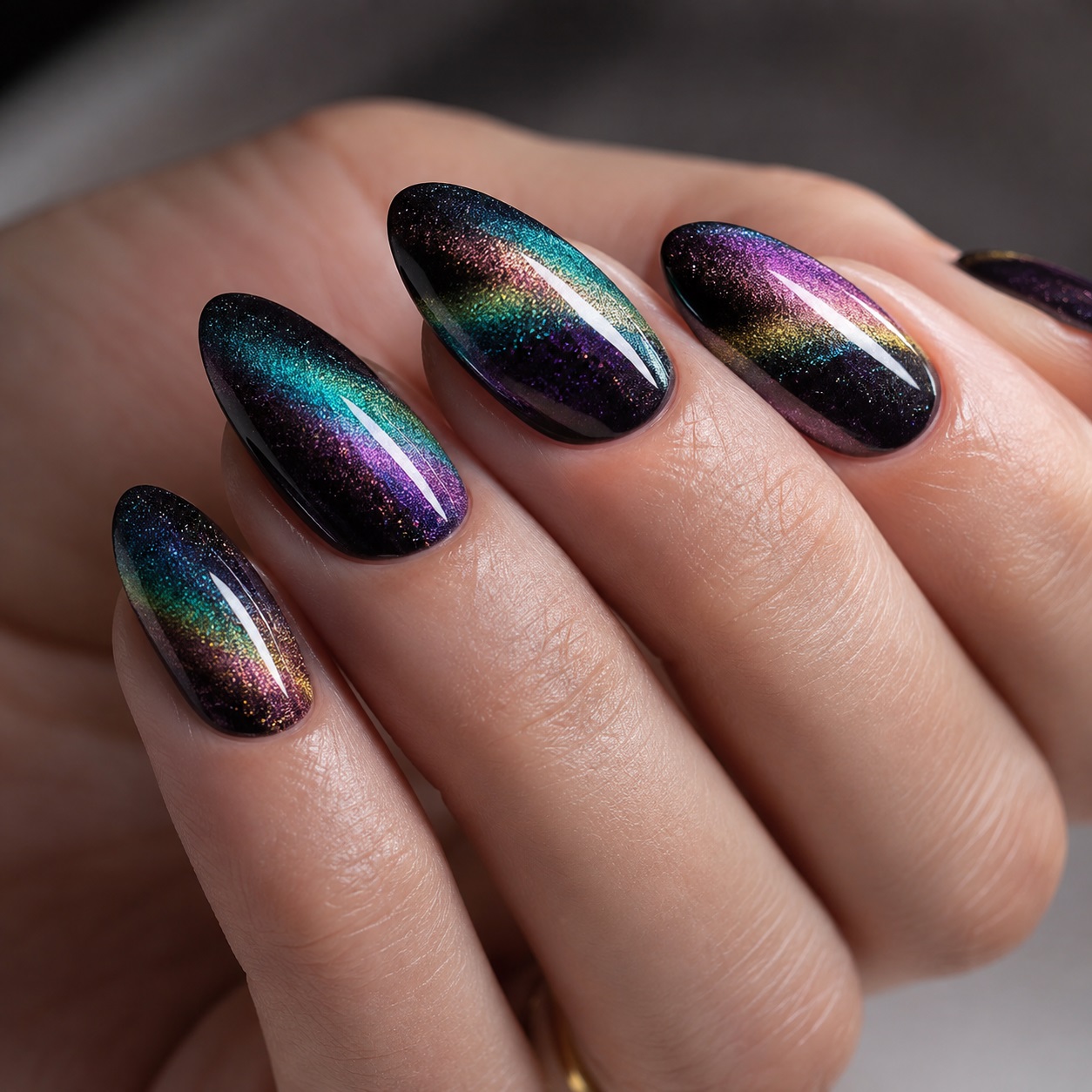 rainbow cat eye