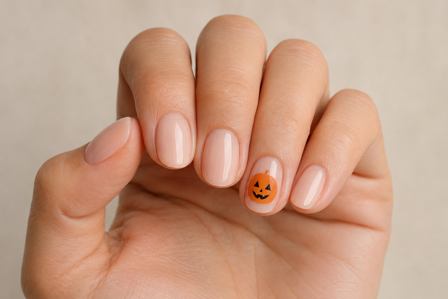 nail art con zucca 
